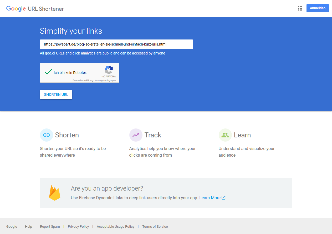 So erstellen Sie schnell und einfach KurzURLs jbwebArt